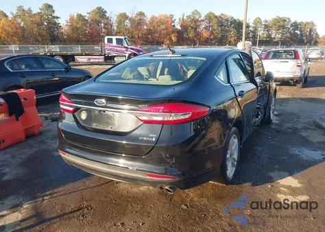 2018 Ford Fusion Hybrid Se from USA, damaged, VIN 3FA6P0LU6JR155485